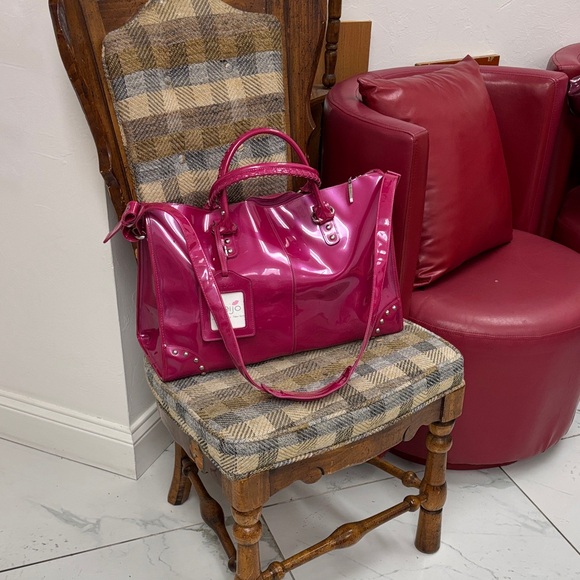 Beijo Shiny Pink Tote Bag #45 - Picture 9 of 16